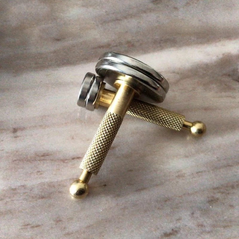 Jiayouy Gold Round Base Magnet Acoustic Guitars Accessory Luthier DIY