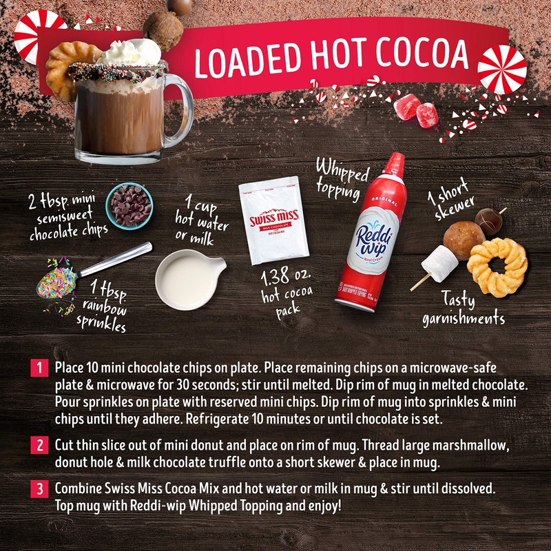 Swiss Miss Peppermint Flavored Hot Cocoa Mix, 6 Count Hot