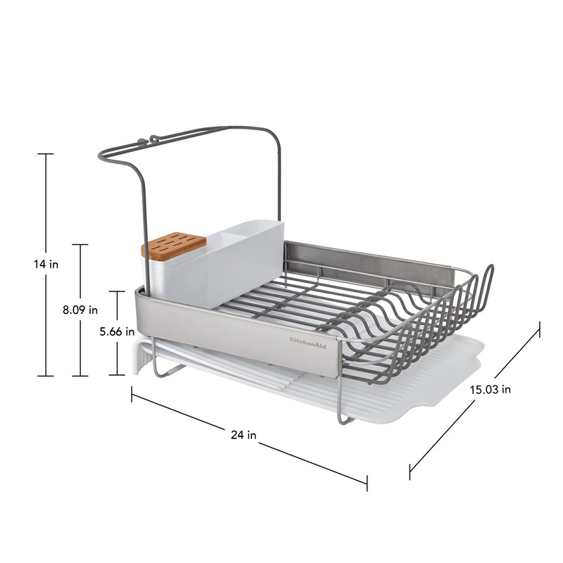 KitchenAid Full Size Compact to Full Capactiy Expandable Rust Resistant