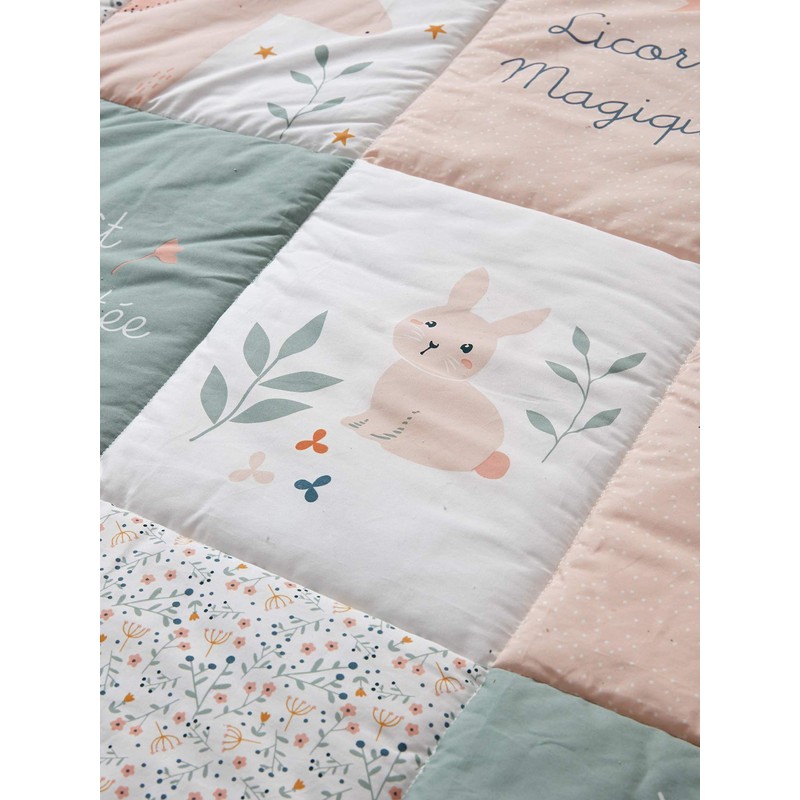 Vertbaudet Enchanted Forest Play Mat 100 x 120 cm Pink