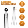 KITCOOMI Long Kitchen Grill Tongs - Heavy Duty Stainless Steel