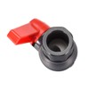 sourcing map Ball Valve, 1/2" Slip PVC Socket End Valve