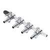 5PCS Stainless Steel Fish Tank Airflow Control Regulating Valve Aquarium