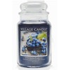Village Candle Wild Maine Blueberry Large Glass Apothecary Jar Scented