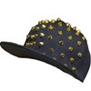 Dust Stroke Studded Spiky Snapback Cap, Rock, Street, Casual, Punk
