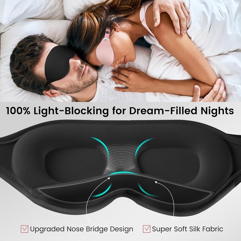 AUDREE- “Audree Eye Mask for Sleeping 3D Contorneado 100% Sleep