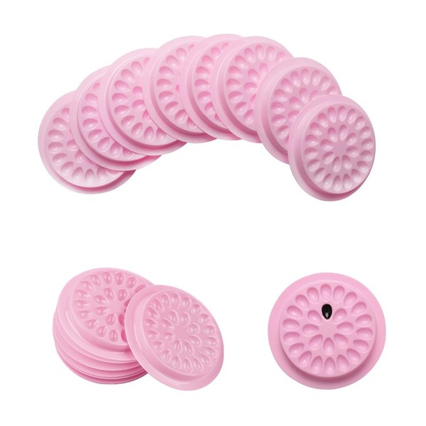 20 Pcs False Lash Glue Holder Disposable Eyelash Extension Trays