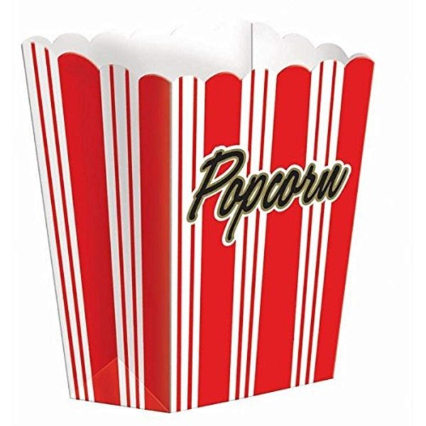 Small Popcorn Party Box | 5 1/4" x 3 3/4" | Pack of 8