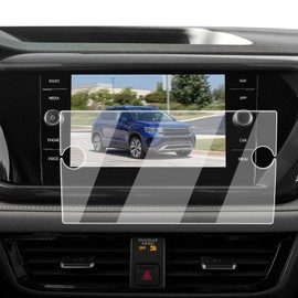 Screen Protector For 2022-2025 Volkswagen Taos - 8-Inch Navigation HD Tempered Glass Screen Protector For 2022-2025 VW Taos(SE/SE Black/SEL) Accessories 9H Hardness Tempered Glass - HD Clear & Anti Fingerprints