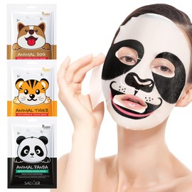 Sheet Masks, Face Masks Skincare,3Pcs Face Masks Set, Beauty Facial Mask Kids Face Masks Birthday Party Gifts for Women, Kids Girls Skincare - Hydrate, Brighten, Moisturize, Soothe for All Skin Types