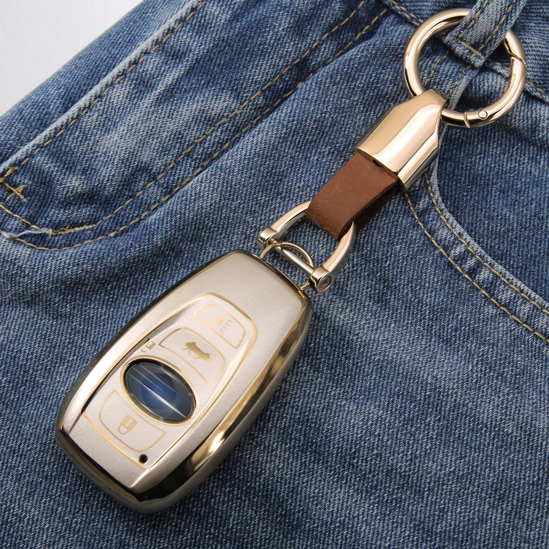 8T69T for Subaru Key Fob Cover with Keychain Accessories