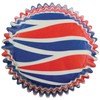 PME Patriotic Swirls Paper Baking Cases for Cupcakes, Mini Size,