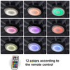 PURPLE LEAF Patio Umbrella Light with Remote Control Rechargeable with