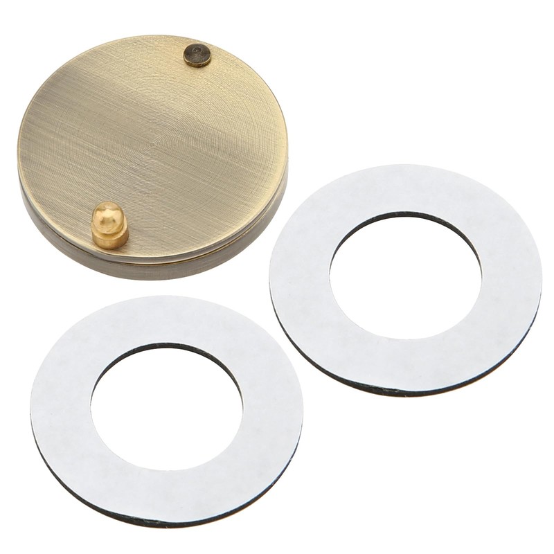 HOJLKLD Peephole Cover, Solid Brass Privacy Door Viewer Cover with