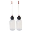 2-2oz Plastic Squeeze Bottle All with 3 inch Stainless Applicators