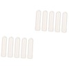 Baluue 10pcs White Essential Oil Refillable Tubes Aromatherapy Design for