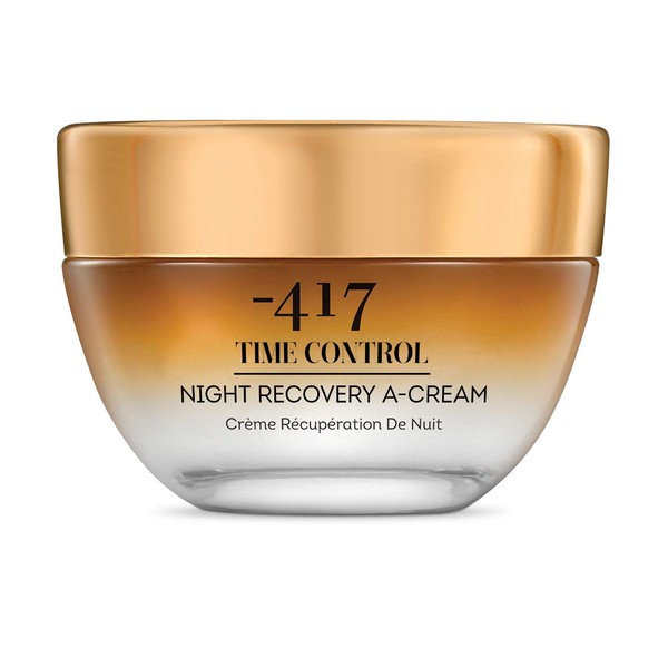-417 Dead Sea Cosmetics Time Control Night Recovery A Cream & Face Moisturizer, Wrinkle Recovery Anti-Aging Face Cream