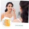 Beavorty 100pcs Rounded Face Skin Cleaning Tools Makeup Removing Puff