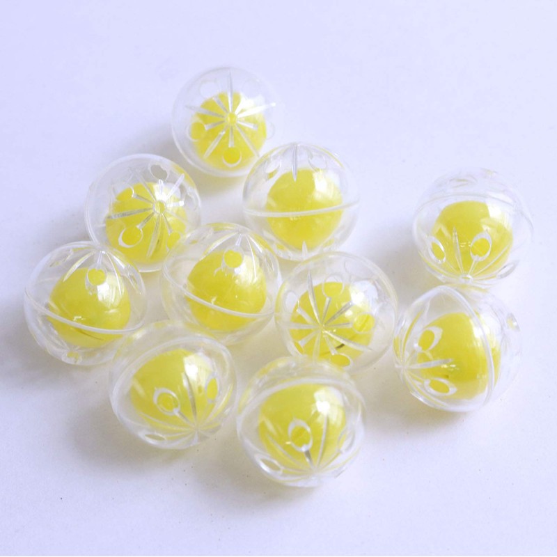 Jasmine Singing Chime, Plastic Bell, Pack of 10, Approx. 1.0