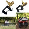 2PCS Boomless Spray Nozzle,#10#12 Orifices Brass Boomless Broadcast Nozzle for
