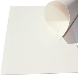 Top Lamination Laminiertechnik 10 Sheets of Clay Craft Card DIN A5 240 g/m² White Thick Clay Paper 148 x 210 mm Great for Crafts - Fully Dyed Printable - Very Stable DIY Craft Ideas