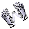 White Football Gloves Anti Slip Silicone Grip Sports Receiver Glove