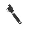 Dreampassing Stainless Steel Safety Ergonomic Swivel Can Opener (Black) ha427