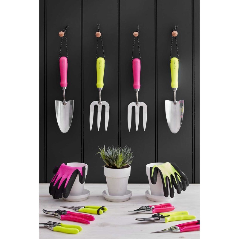 FloraBrite Pink Garden Hand Fork By Burgon & Ball