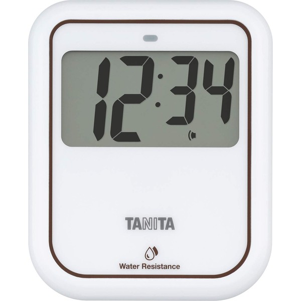 Tanita TD422WH Contactless Timer, Washable, Large Screen, 100 Seconds, Hygienic, Hand Wash, White