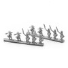 MyTinyWorld 10 Dolls House Miniature Unpainted Metal Mahdist Spearmen