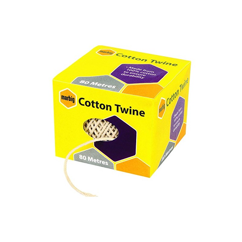MARBIG(R) 845601A Twine Cotton 80M Natural