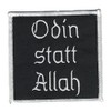 Odin instead of Allah Sew-On / Patch | Rocker, Biker,