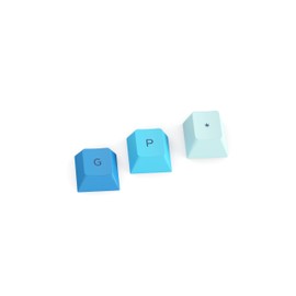 Glorious GPBT Dye Sublimated Keycaps (Caribbean Ocean) - Thick PBT Plastic 114 Keycap Set for 100% Full Size, 85% 80% TKL, 60% Compact, 75% Mechanical Keyboards