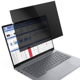 Lifeinnotech 14" (16:9) Anti Peeking Filter, Privacy Filter, Blue Light Cut, Anti-Glare, Anti-Glare, Double Sided