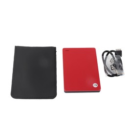 2.5in Red External HDD 6Gbps Transmission Portable External HDD Aluminum Alloy PCB USB3.0 Hard Drive for Windows for OS X1TB