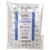ForPro Professional Collection Comfy Toe Separators, White, Luxurious Foam Pedicure