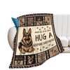 Lureix German Shepherd Blanket German Shepard Throw Blanket Cozy Fleece