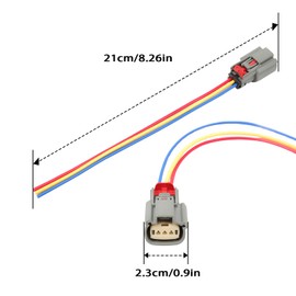 6pcs Ignition Coil Connector Plug Pigtail Harness for F150 2011 2012 2013 2014 2015 2016 Expedition Explorer Transit Ecoboost Flex MKS MKT Navigator 3.5L Turbo Replaces 2505-484814