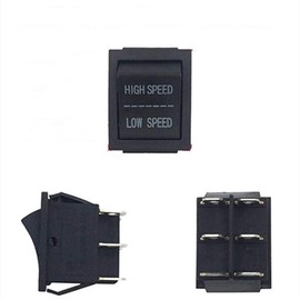 weelye 2 Pcs Kids Ride On Car High Speed Low Speed Switch Accessories, Children's Electric Powered Ride On Toys Car Replacement Parts