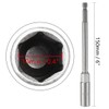 Sourcingmap 5 Pcs 1/4" Quick-Change Hex Shank 10mm Nut Setter