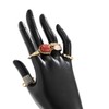 VIYPDRST Chunky Gold Rings for Women Non Tarnish Statement Rings