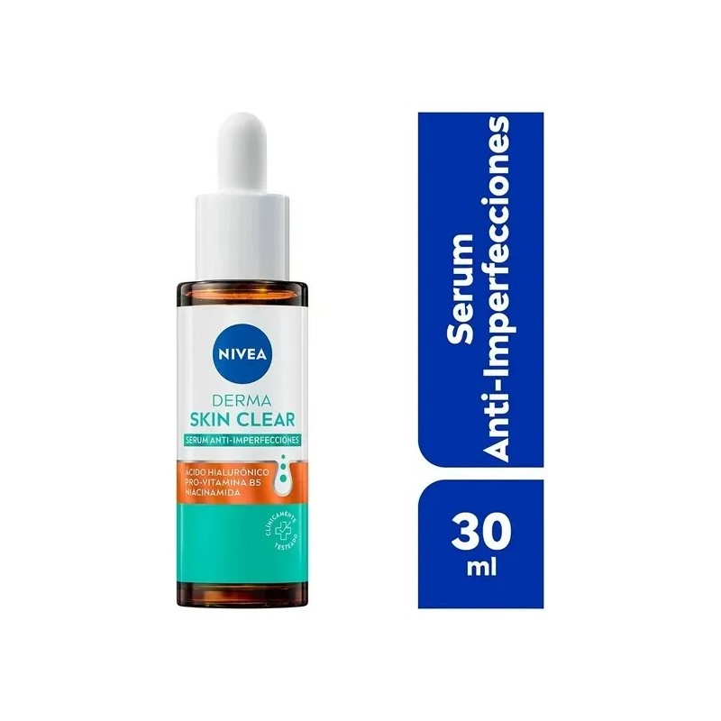 Nivea Derma Skin Clear Sérum Antiimperfecciones 30 ml Día y