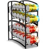 Auledio Stackable Beverage Can Dispenser Rack, Storage Organizer Holder for