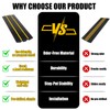 FCOME Rubber Heavy Duty 22000lbs Capacity Car Ramp, Driveway Curb