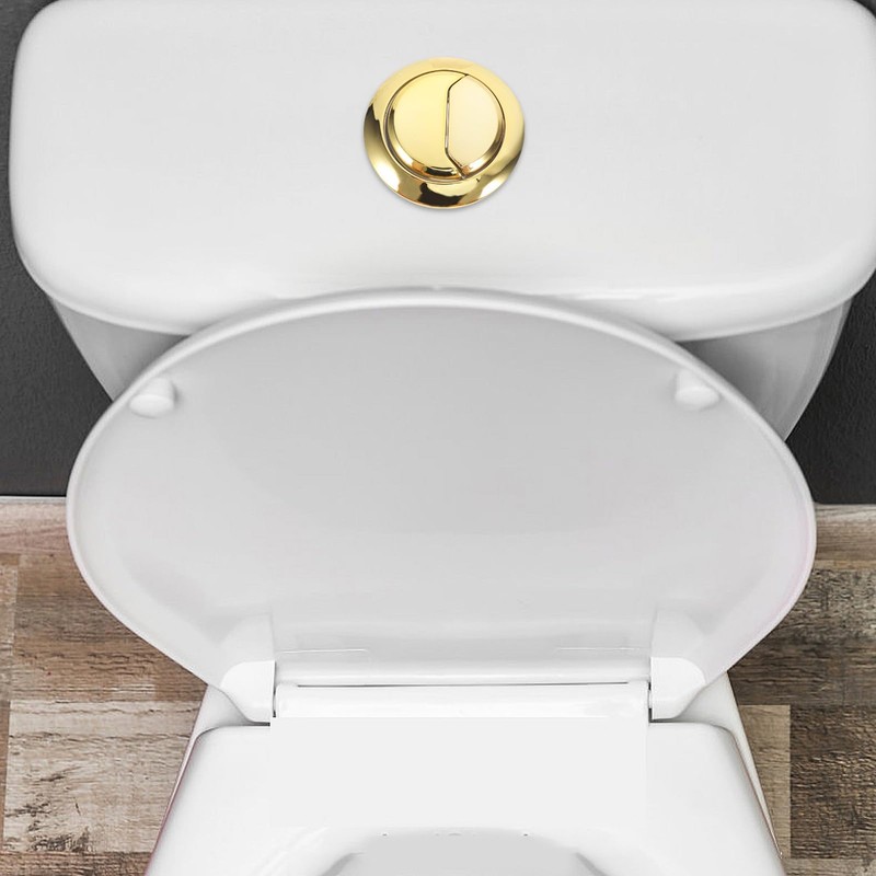 Sewroro Dual Flush Toilet Button, Round Toilet Water Tank Push