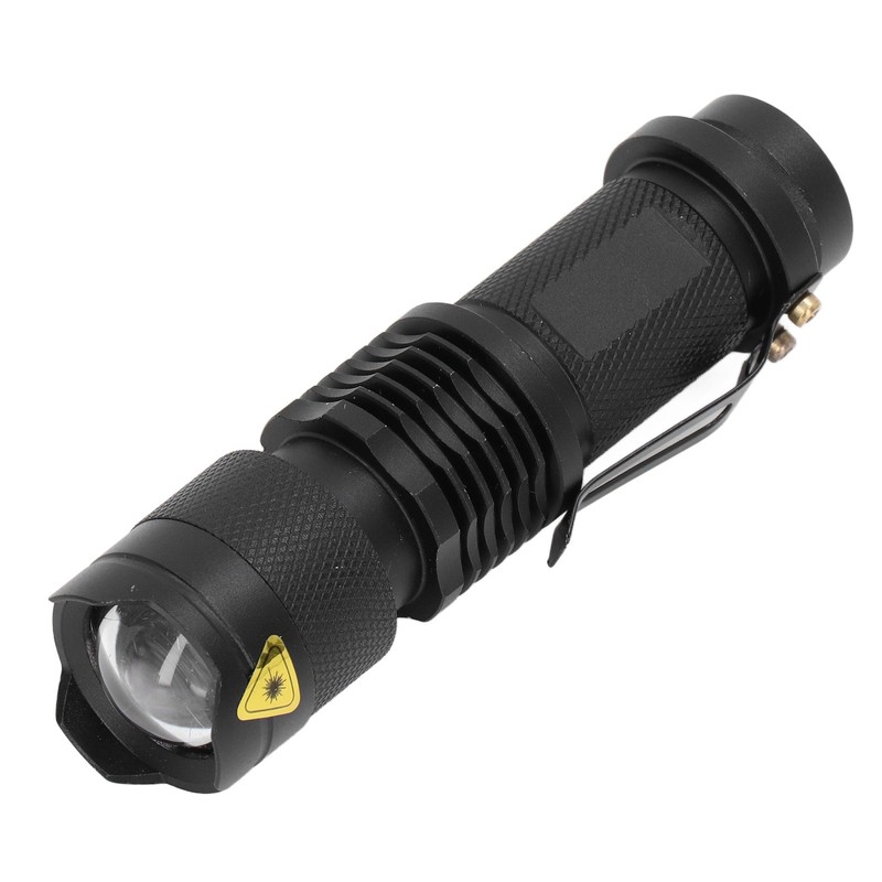 LED Flashlight 1 Mode Retractable Waterproof Handheld Lamp for Hunting