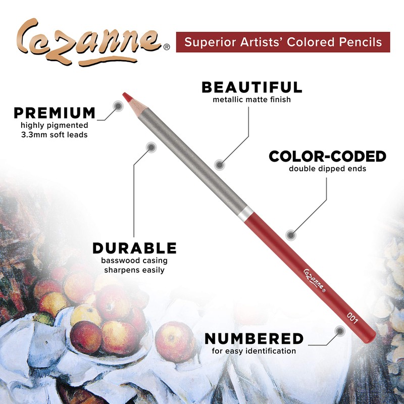 Cezanne Color and Graphite Pencil Set - Professional Artist Quality
