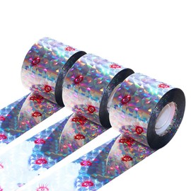 Birds Scare Ribbon, Double-Sided Reflective, Reflective Flash Tape Scare, Keep Pigeons, Hawks, Woodpeckers, Geeses Away from Gardens,Farms,Trees