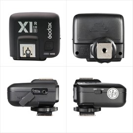 Godox X1R-S 32 Channels TTL 1/8000s Wireless Remote Flash Receiver Shutter Release for for X1T-S Trigger Transmitter Sony A58 A7RII A99 A7R A6300 etc. Cameras