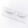 Musegetes 3 Pairs Lower Eyelashes False Eyelashes Transparent Axis False